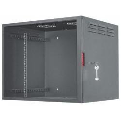 Armadio rack techly 19'' a muro 6unitÃ  con serratura di