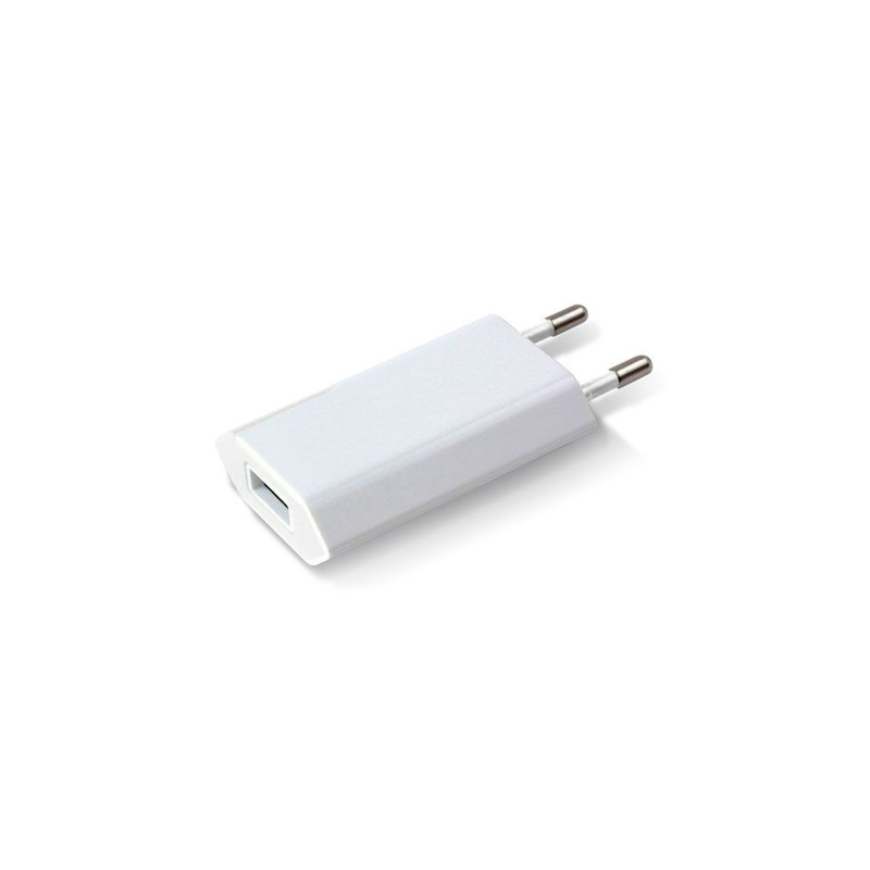 Alimentatore usb da rete techly 1a spina europea bianco