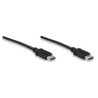 Cavo displayport techly m/m 0,5 m nero