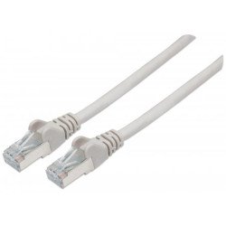 Cavo di rete intellinet cat.7 plug rj45 6a s/ftp lszh 1,5m grigio