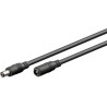 Prolunga alimentazione goobay dc 2.1 mm 10m nero
