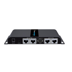 Extender splitter hdmi techly 1x4 con ir su cavo cat. 6 fino a 40
