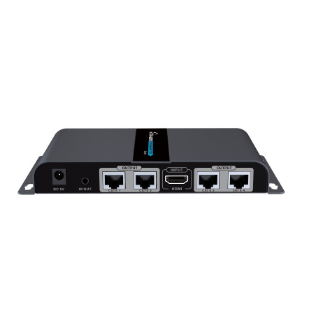 Extender splitter hdmi techly 1x4 con ir su cavo cat. 6 fino a 40