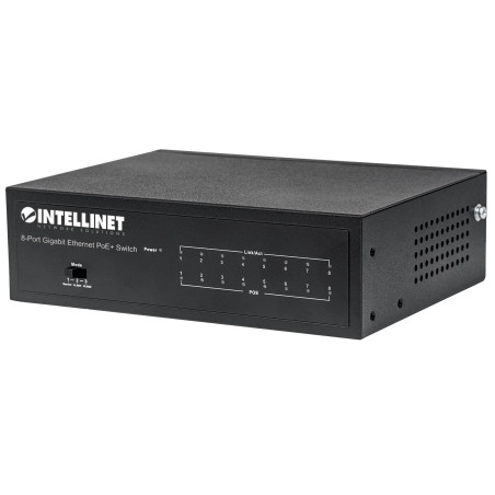 Switch intellinet gigabit ethernet poe+ 8 porte