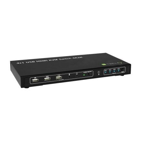 Switch kvm techly 4x1 con usb e hdmi