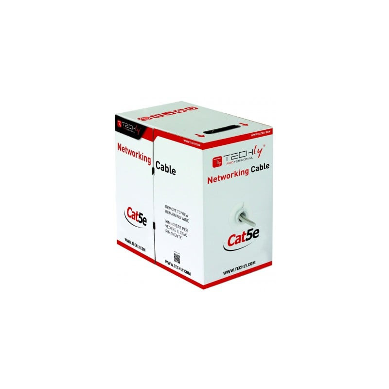 Cavo di rete in matassa techly f/utp cavo cat.5e cca 305m flessibile