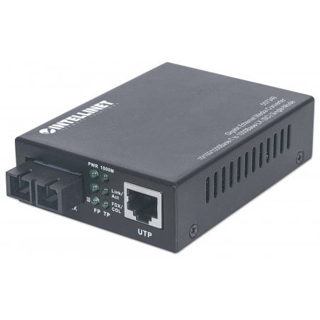 Media converter intellinet gigabit ethernet monomodale