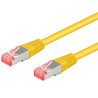Cavo di rete goobay in rame cat. 6 giallo sftp lszh 0,25m