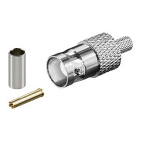 Connettore bnc f. a crimpare per rg58