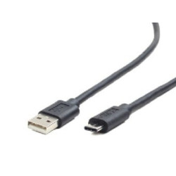 Cavo usb gembird 2.0 am su type-c (am/cm) 1m [ccp-usb2-amcm-1m]
