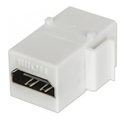 Adattatore hdmi intellinet f/f tipo a per pannelli patch bianco