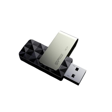 Pen drive 256gb silicon power usb 3.0 b30 nero [sp256gbuf3b30v1k]