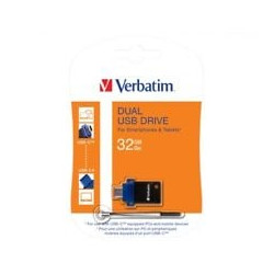 Pen drive 32gb verbatim store n go dual drive usb 3.0 / usb c [49966]