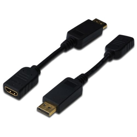 Adattatore displayport digitus dp-hdmitypa 0,15m 1,1a st/bu [db-340400-001-s]