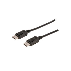 Cavo displayport digitus uhd 4k 2,0 st/st dp 1,2 [db-340100-020-s]