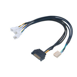 Cavo alimentazione ventole akasa flexa fp3s pwm 3 ventole 0,3m [ak-cbfa06-30]