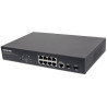 Switch intellinet gigabit ethernet 8 porte poe+ web-managed con