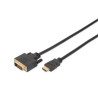 Adattatore hdmi digitus 2,0m typa-dvi 18+1 st/st fullhd [db-330300-020-s]