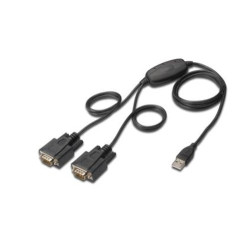 Cavo usb digitus 2.0 su 2x rs232 1,5m [da-70158]