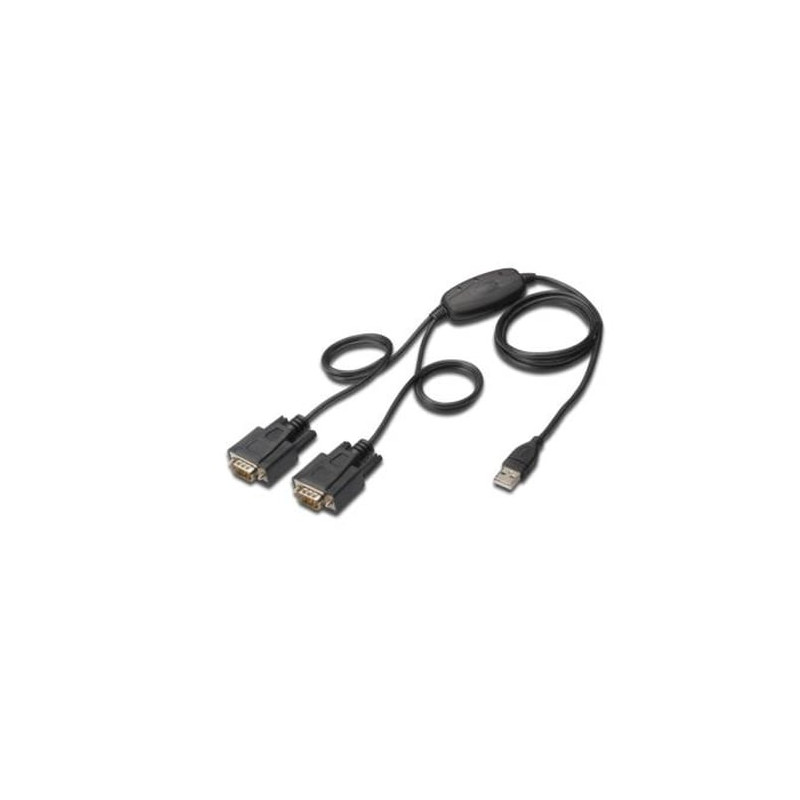 Cavo usb digitus 2.0 su 2x rs232 1,5m [da-70158]