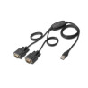 Cavo usb digitus 2.0 su 2x rs232 1,5m [da-70158]