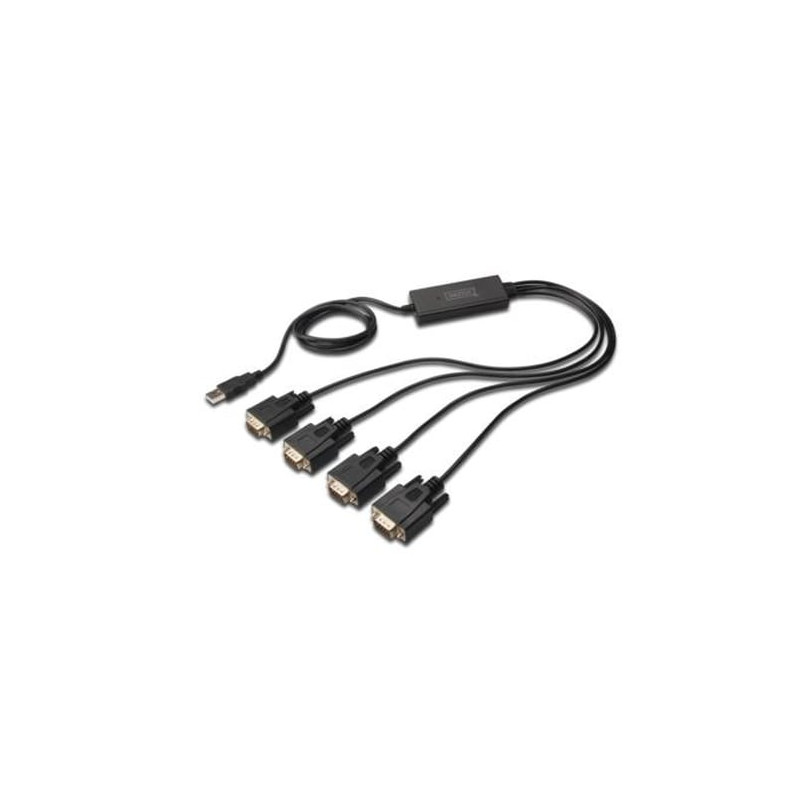 Cavo usb digitus 2.0 su 4x rs232-kabel 1,5m [da-70159]