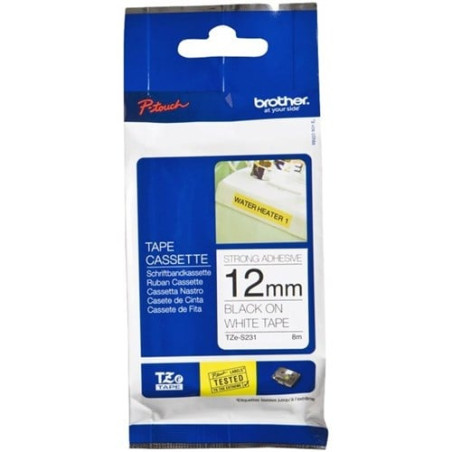 Nastro etichettatrice brother tze-r231 tz-r231 [tze-r231]