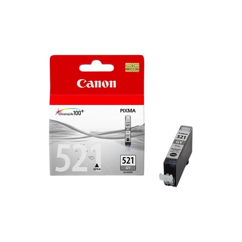 cartuccia canon grigia cli-521gy [2937b001]