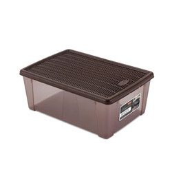 Box in plastica stefanplast visualbox elegance moka 59x39 h 17