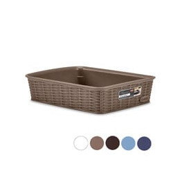 Cesta stafanplast elegance moka 25x19 h6