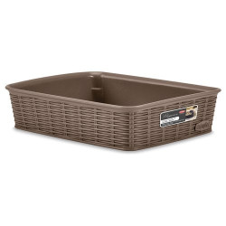 Cesta stafanplast elegance tortora 25x19 h6