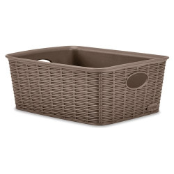 Cesta stafanplast elegance tortora 25x20 h 10