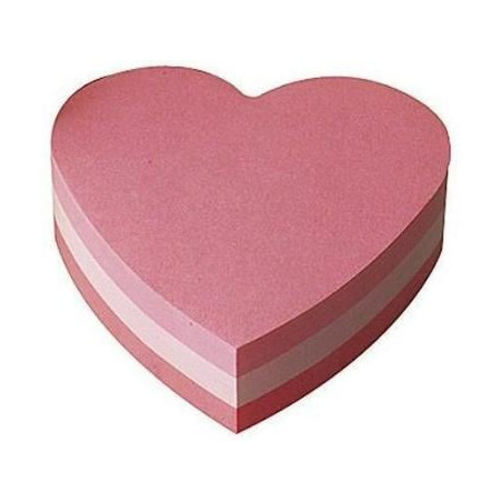 Blocco adesivo post-it 225fg a cuore 70x70mm 2007-h 72gr