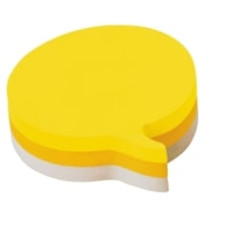 Blocco adesivo post-it 225fg a fumetto 70x70mm 2007-sb 72gr