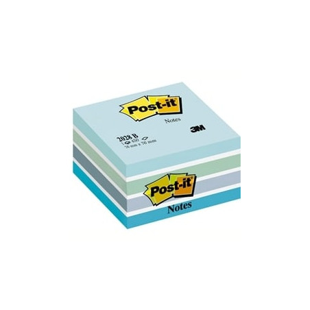 Blocco adesivo post-it 450fg a cubo 76x76mm 2028-b pastello