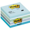 Blocco adesivo post-it 450fg a cubo 76x76mm 2028-b pastello