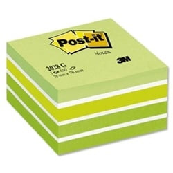 Blocco adesivo post-it 450fg a cubo 76x76mm 2028-g pastello