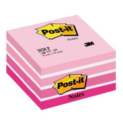 Blocco adesivo post-it 450fg a cubo 76x76mm 2028-p pastello