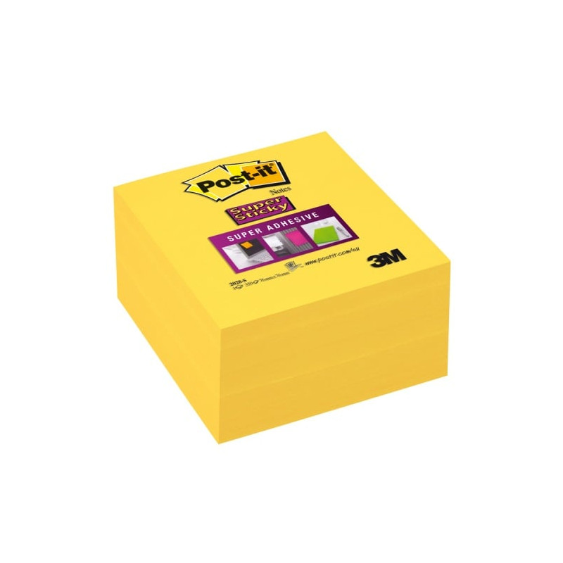 Blocco adesivo post-it 350fg super sticky 2028-s 76x76mm