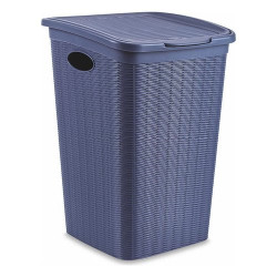 Portabiancheria stefanplast elegance blu navy 50