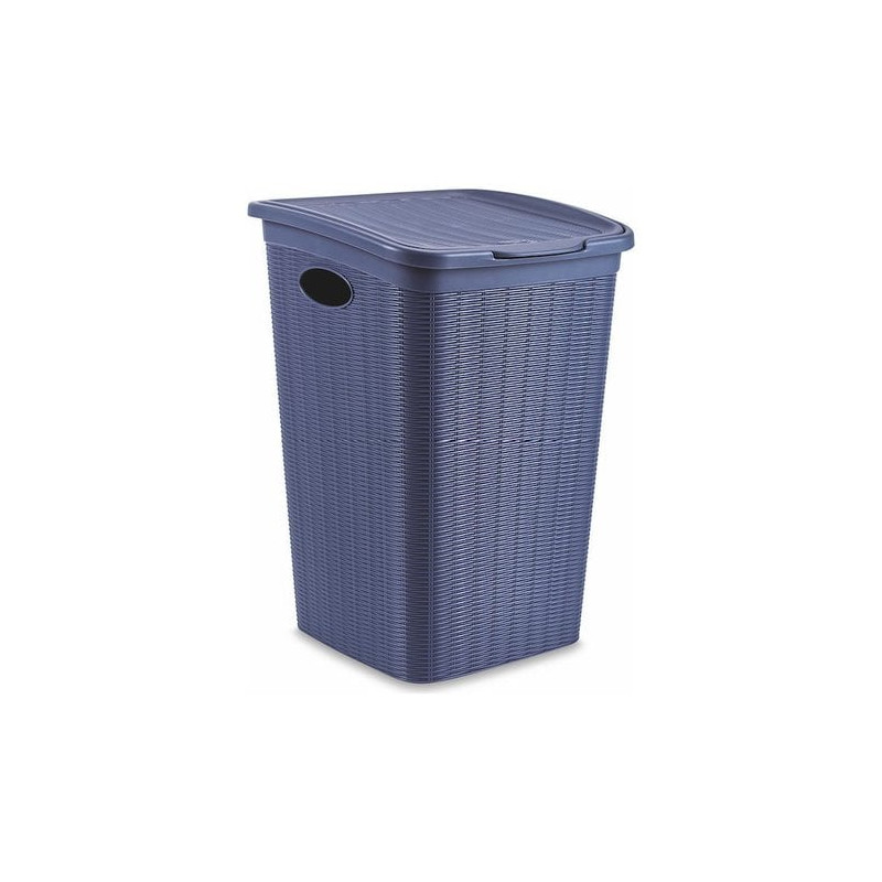 Portabiancheria stefanplast elegance blu navy 50