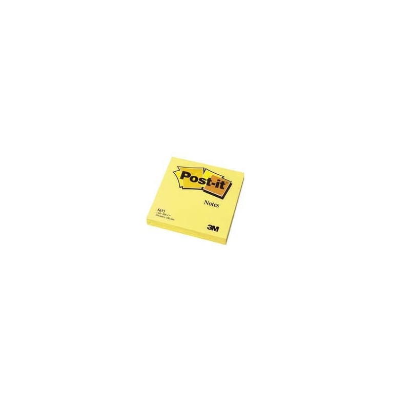 Blocco adesivo post-it 100fg giallo canary 100x100mm 5635 [50121]