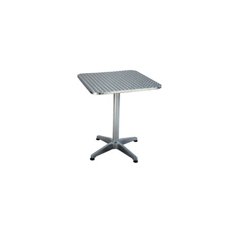 Tavolo in alluminio vette bar profy quadrato cm 70 08714