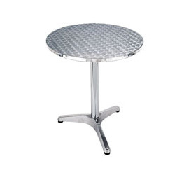 Tavolo in alluminio vette bar profy tondo cm 60 08713