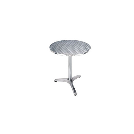 Tavolo in alluminio vette bar profy tondo cm 60 08713