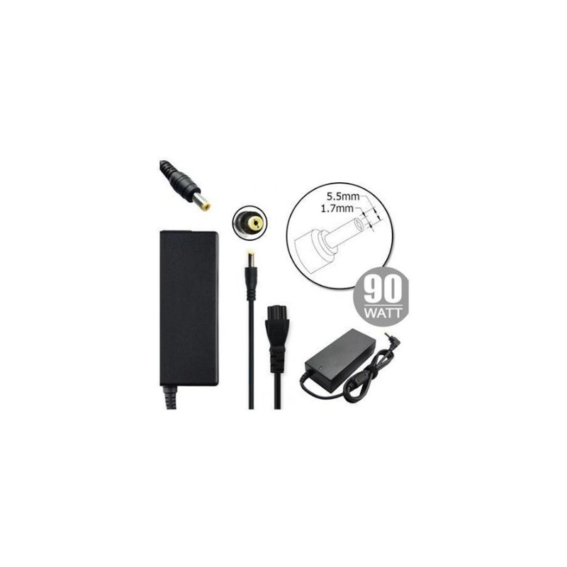 Alimentatore notebook nilox per acer 19v 4.74a 5.5 x 1.7mm [nlx90w-ar14]