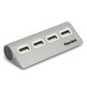 Hub usb hamlet 2.0 4 porte alluminio [xhub4020al]