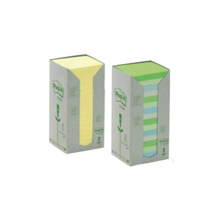 Blocco adesivo post-it 100fg z-notes green 76x76mm r330-1t