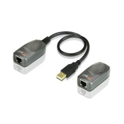 Extender usb aten su cavo di rete rj45 cat.5e/6 fino 60m