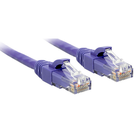 Cavo di rete lindy cat6 u/utp viola 2.00m [48123]